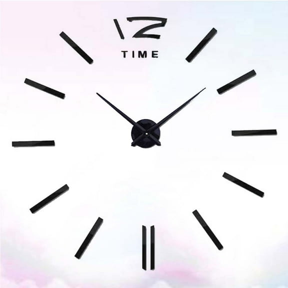 LOLIPPYY 1Pcs Frameless Wall Clock for Home and Office