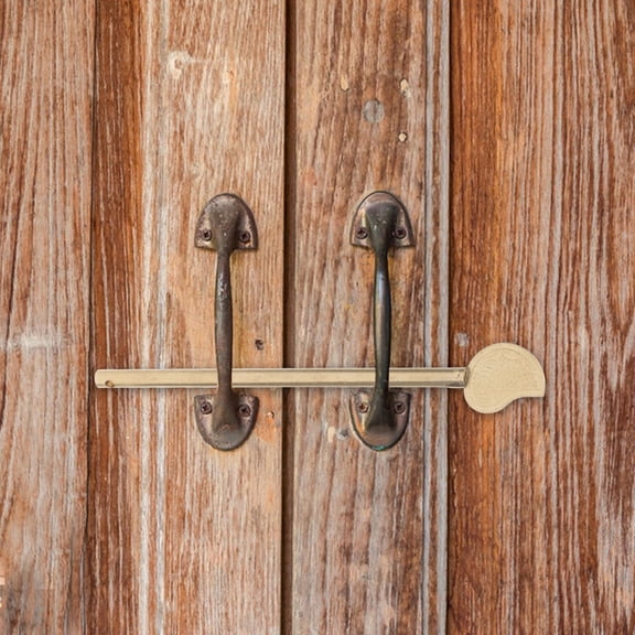 LOLIPPYY 1Pcs Gate Bolt Copper Golden Locking Pins In Classical Design For Homeowners