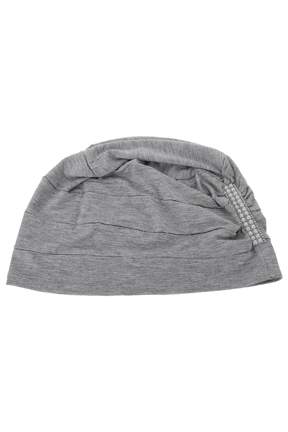 Grey Modal Cotton Night Sleep Cap for Women, 1 Piece
