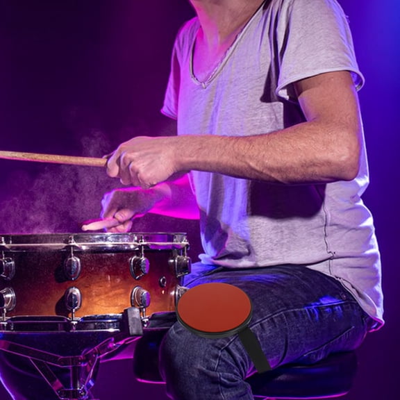 LOLIPPYY 1Pcs Reusable Drum Mute In Orange Color For Portable Use By Professionals