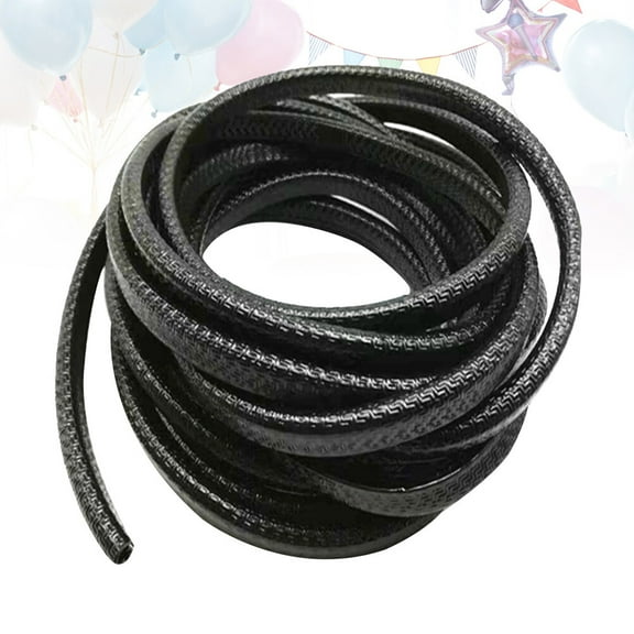 LOLIPPYY 1Pcs Simple Design Door Sill Protectors for Cars Black PVC Iron 500x0.39x0.3in