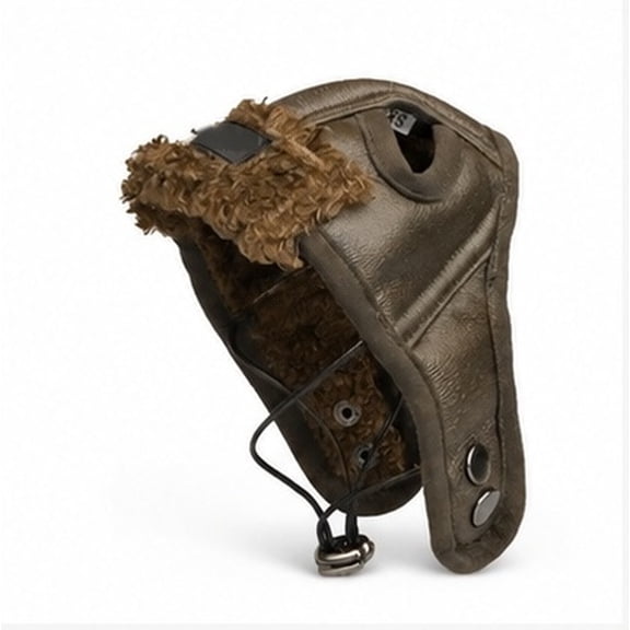 LOLIPPYY Simple Dark Brown Pet Costume Hat Creative Pilot Style for Pets