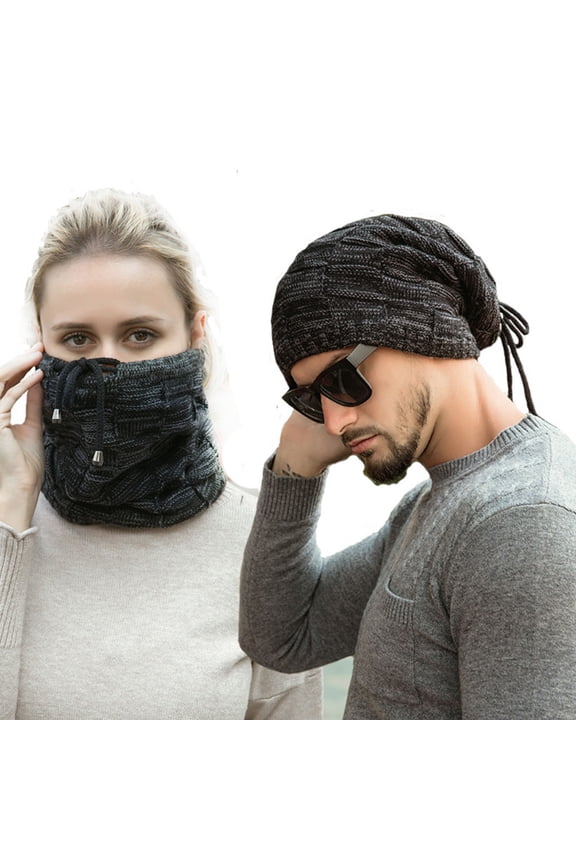 Warm Woolen Yarn Turban Cap for Women, Stylish Cold Weather Hat, 1 Piece