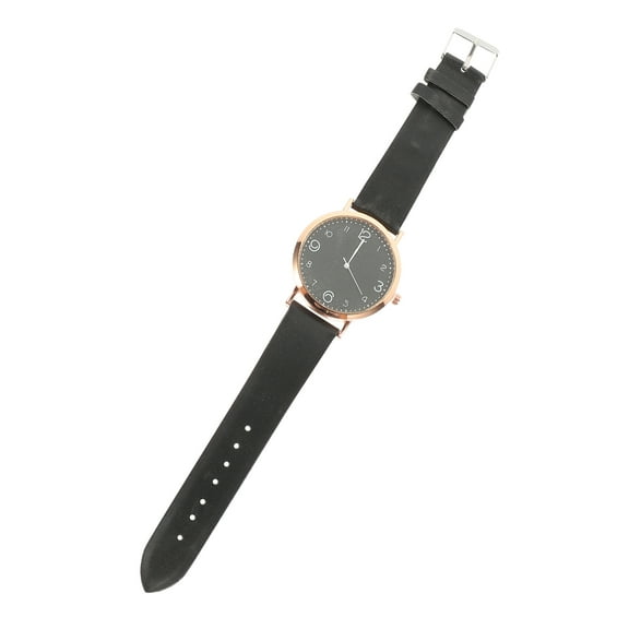 LOLIPPYY Women's Wrist Watch, Simple Black Design, Perfect Timepiece for Dating and Everyday Wear