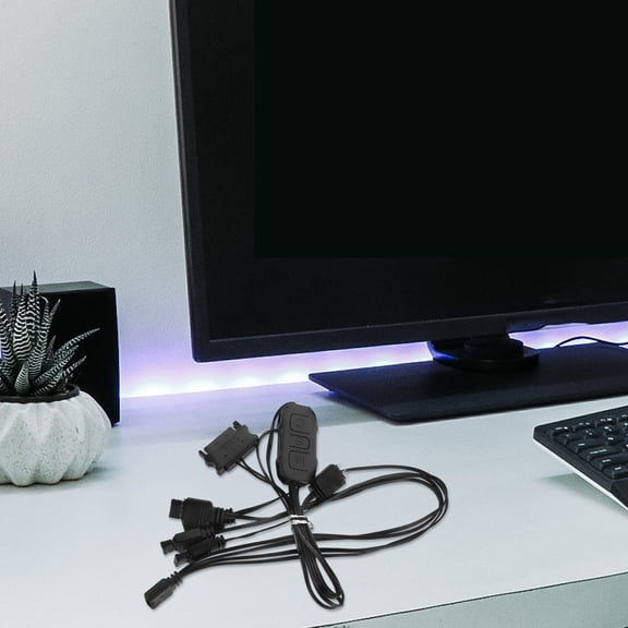 LOLIPPYY 1Set Addressable Rgb Controller for Pc with Tool Free Installation and Durable Design