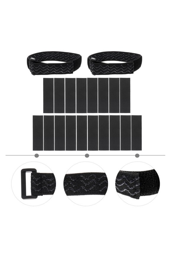 1Set Adjustable Black Boots Fix Strap Non-Slip Stabilizer for High Boots