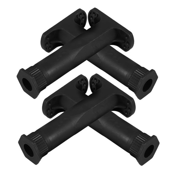 LOLIPPYY 1Set Adjustable Height Black Bed Leg Extenders for Bed Frame Sofa Cabinet Support