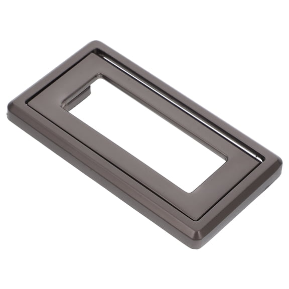 LOLIPPYY 1Set Alloy Dark Grey Invisible Handle Flush Mount Pull for Sliding Door and Drawer Use