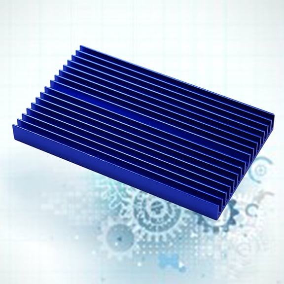 LOLIPPYY Cooling Block for Ic Chip Blue Aluminum Radiator with Large Dissipation