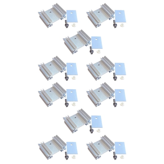 LOLIPPYY Aluminum Voltage Regulator Heat Sink Set for Machines, Metal Cooling Component for Electronics