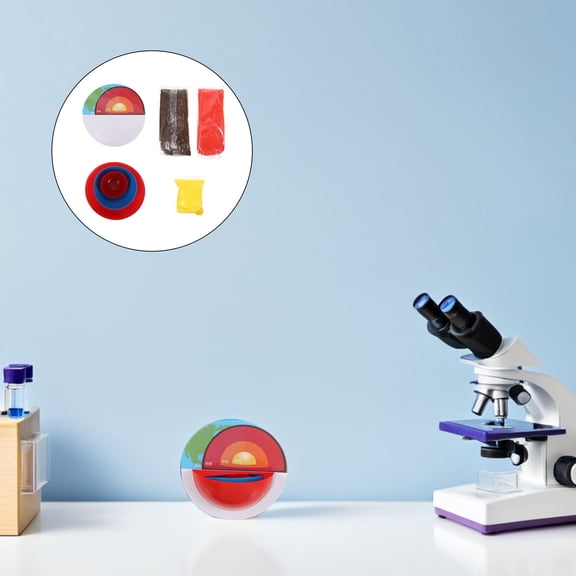 LOLIPPYY 1Set Assembly Globe Model Kit Durable Materials Core Structure DIY Kit