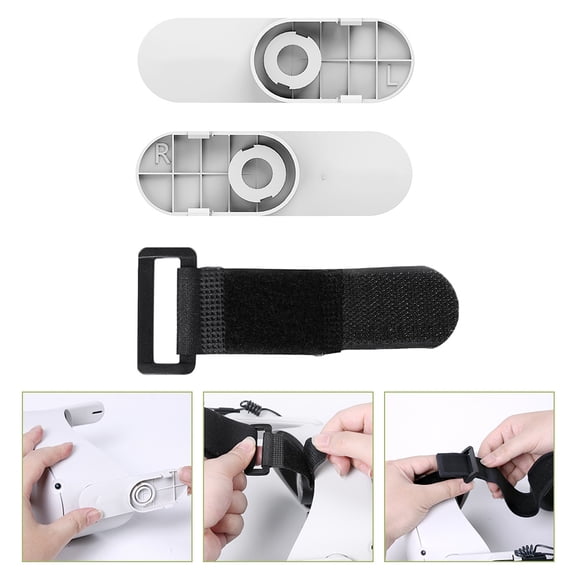 LOLIPPYY 1Set Audio Strap Adapter Kit for Vr Headset with Adjustable Hook and Stable Connection