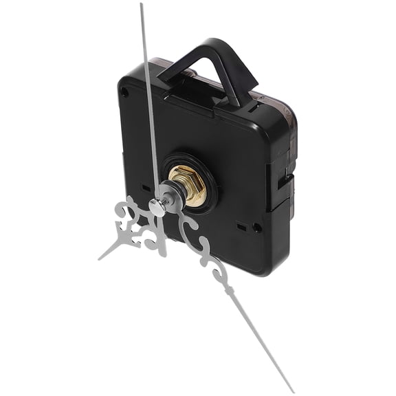 LOLIPPYY 1Set Battery Clock Replacement Mechanism Plated Silver with Hands for DIY Wall Clock Kits