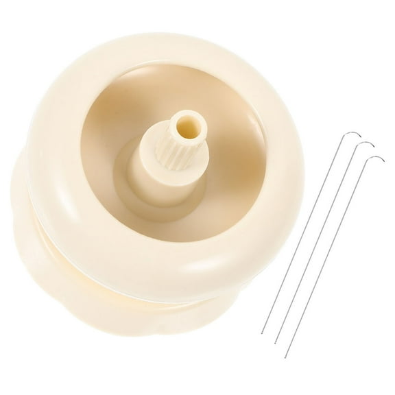 LOLIPPYY 1Set Beige Bead Spinner Accessory with Smooth Rotation for DIY Jewelry Craft Supplies