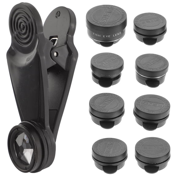 LOLIPPYY 1 Set Phone Camera Lens Black with Macro and Zoom Features for Mobile Use