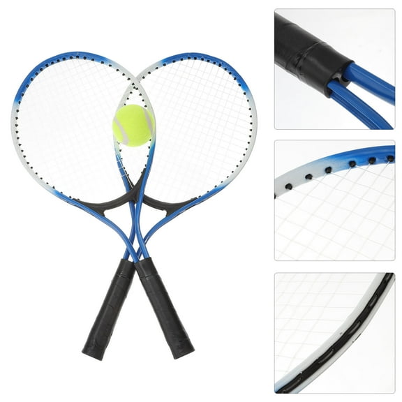 LOLIPPYY Black Alloy Tennis Racket with Nylon Strings, 1 Set for Teens, Ideal for Outdoor Sports and Training