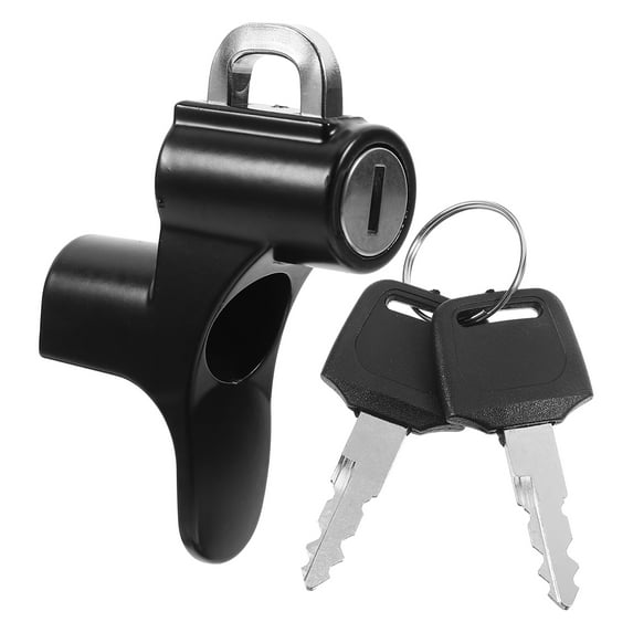 LOLIPPYY 1Set Black Anti Theft Motorcycle Lock Sturdy Security Lock