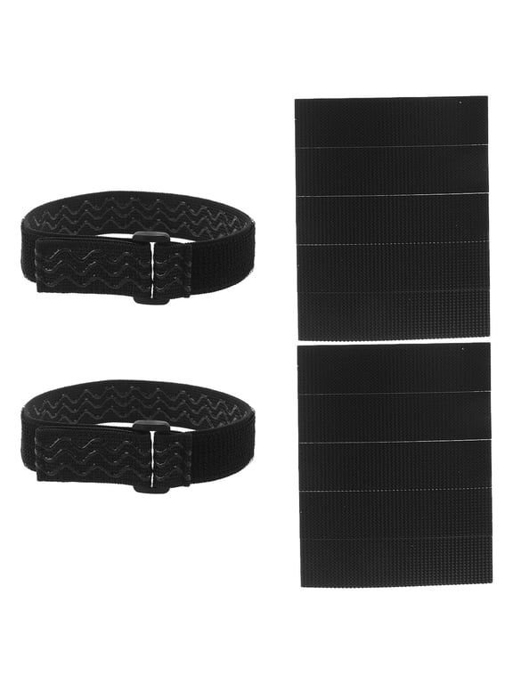 1Set Durable Adjustable Elastic Boot Straps with Adhesive Tape for Non Slip Tall Boots