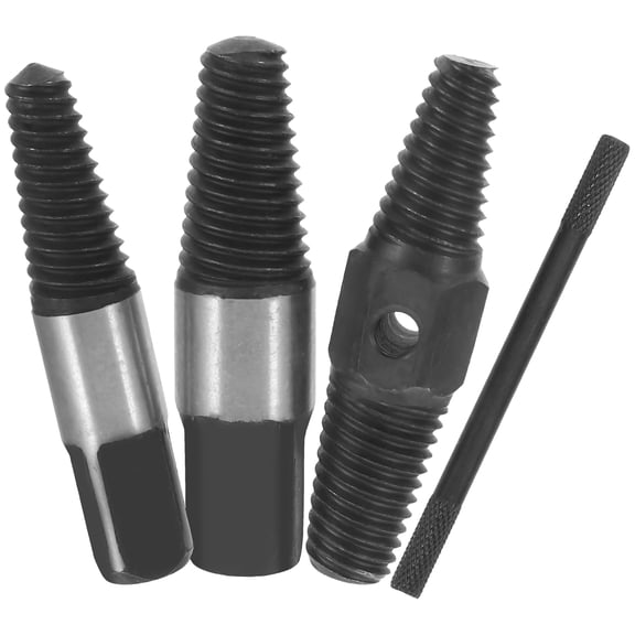 LOLIPPYY 1Set Black Broken Screw Extractor Tool with Unique Design for Faucet and Sliding Screws