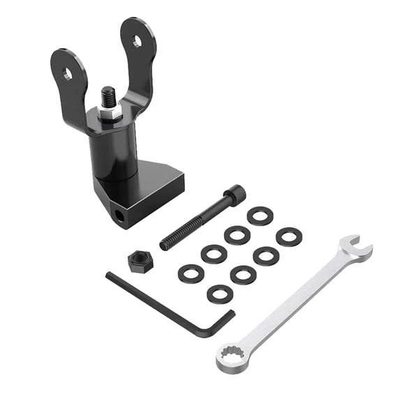 LOLIPPYY 1Set Black Exercise Screen Adjuster with Rotatable Arm for Indoor Sports Bikes