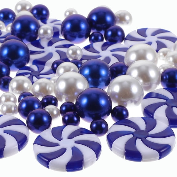 LOLIPPYY 1Set Blue Floating Vase Filler Beads for Table Decorations and Centerpieces