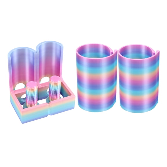 LOLIPPYY Canvas Painting Roll Holder Set Clips and Portable Scroll Organizer for Art, Craft, and Projects