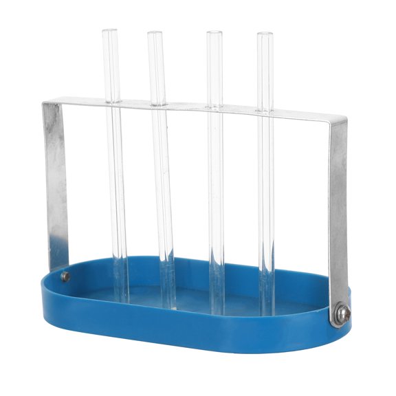 LOLIPPYY 1Set Capillary Action Experiment Tool with Multi Size Clear Tubes and Support Rack for Classroom Science