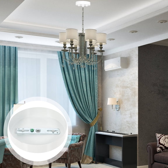 LOLIPPYY Ceiling Canopy for Chandelier, White Iron, Easy to Install, Perfect for Home Lighting
