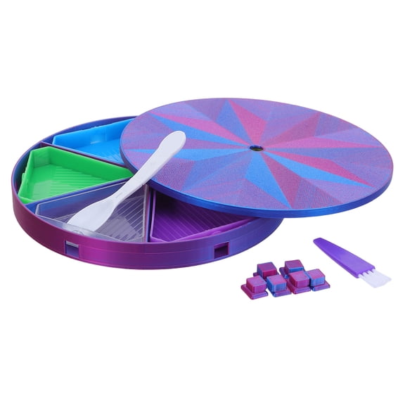 LOLIPPYY 1Set Compact Plastic Bead Storage Tray with Lid for Accurate Rhinestone Art Organization