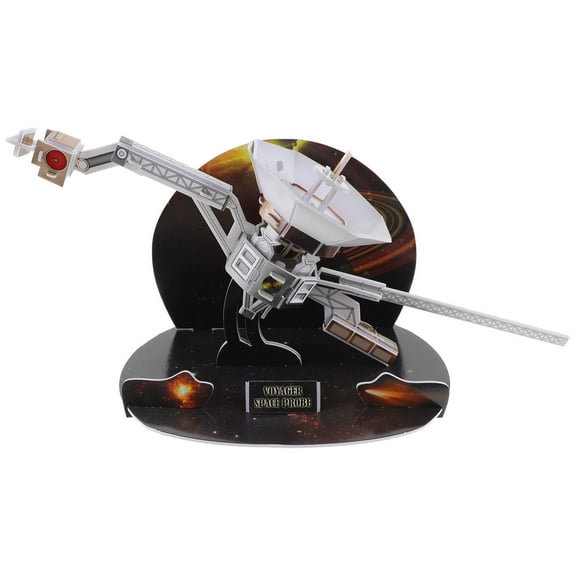 LOLIPPYY 1Set DIY Black 3D Spacecraft Puzzle for Enhancing Spatial Thinking and Fine Motor Skills