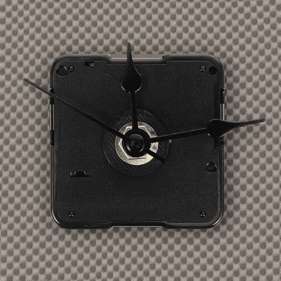 LOLIPPYY 1Set DIY Clock Mechanism Kit Battery Operated Black for Wall and Desk Clocks with Quiet Movement