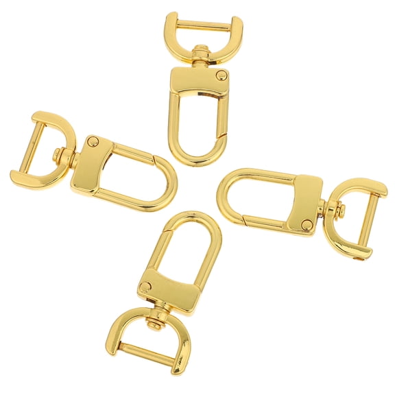 LOLIPPYY 1Set Detachable Snap Hook Swivel Clasp with Screwdriver Metal Buckle Hook for Bag Strap Repair