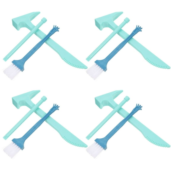 LOLIPPYY 1Set Dig Kit with Sky Blue Tools for Excavation and Discovery of Crystals and Minerals