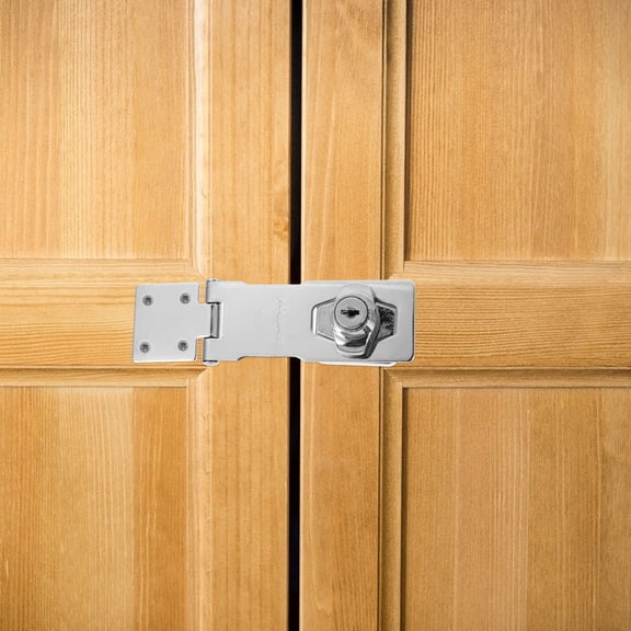 LOLIPPYY 1Set Door Lock Latch with Keys Zinc Alloy Durable Cabinet Security Lock for Wooden Doors