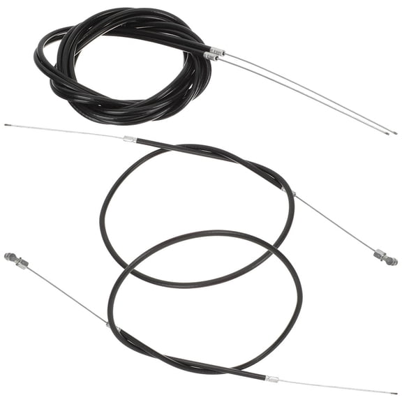 LOLIPPYY 1 Set Smooth and Bike Brake Cable Kit with Front and Rear Black Brake Lines for Cycling