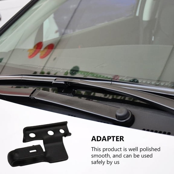 LOLIPPYY 1Set Durable Black Car Wiper Blades Mounting Kit Replacement Adapter for Windshield