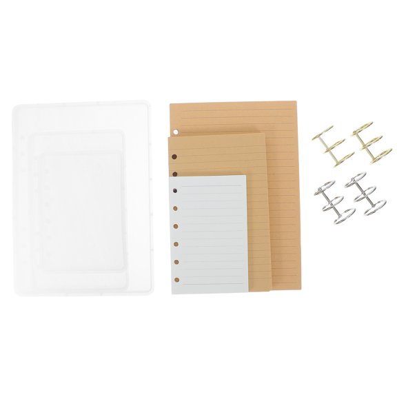 LOLIPPYY 1Set Durable Silicone Mold for Resin Notebook Cover Making with Versatile Sizes and Binder Ring