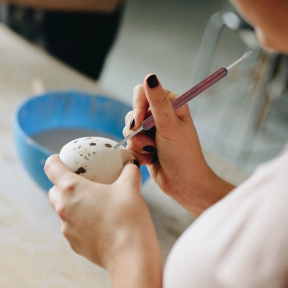 LOLIPPYY 1Set Easy to Use Pottery Carving Tool Set with Comfortable Handle for Clay Sculpting