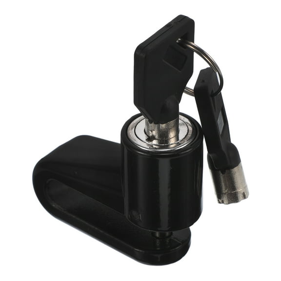 LOLIPPYY 1Set Electric Motorcycle Disc Brake Lock High Security Zinc Alloy Anti Theft Black