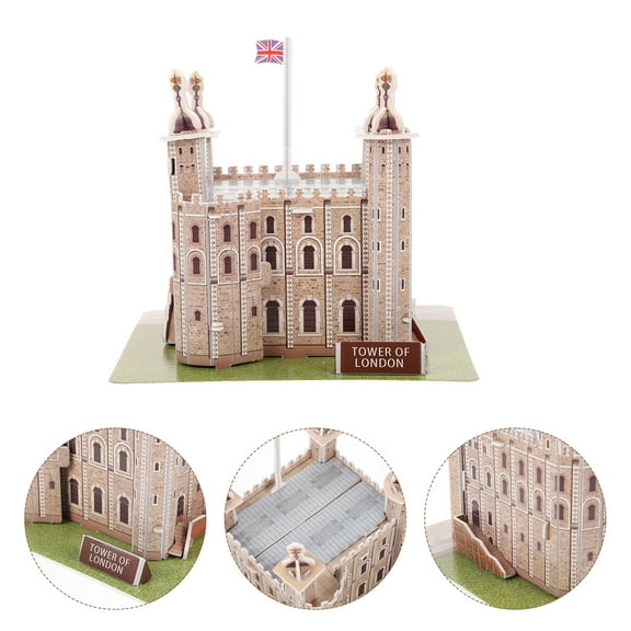 LOLIPPYY 3D Paper Puzzle Set London Tower Model for Adults, Easy to Assemble and Perfect for Display and Decoration