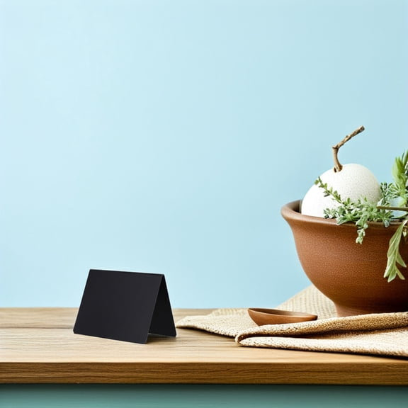 LOLIPPYY 1Set Erasable Small Blackboard Sign for Menu Cards and Table Number Stand Display