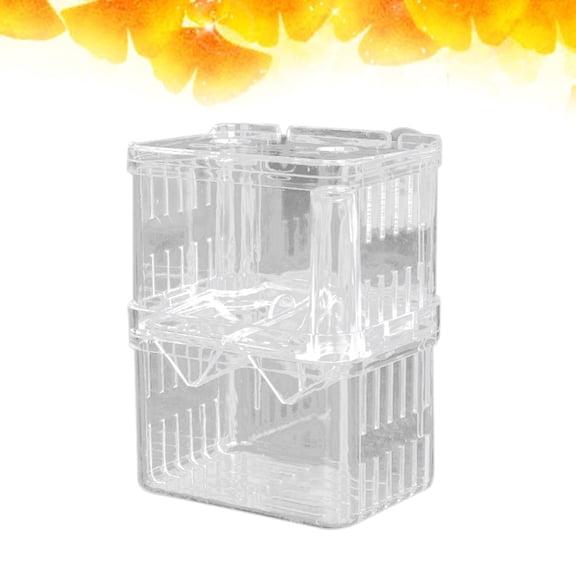 LOLIPPYY 1Set Fish Fry Incubation Box Plastic For Fish Breeders Use