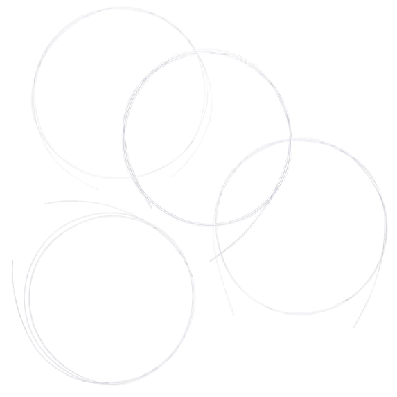 LOLIPPYY 1Set Flexible Nylon Ukulele Strings Set Reducing Hand Fatigue for Comfortable Playing