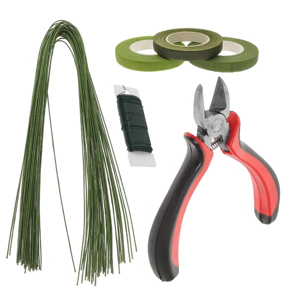 LOLIPPYY 1Set Floral Tool Kit with Premium Wire Cutter and Green Stretchable Flower Tape