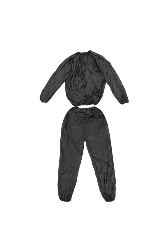 1Set Full Body Sweat Suit with High Efficiency Fat Burning and Breathproof Fabric for Exercise