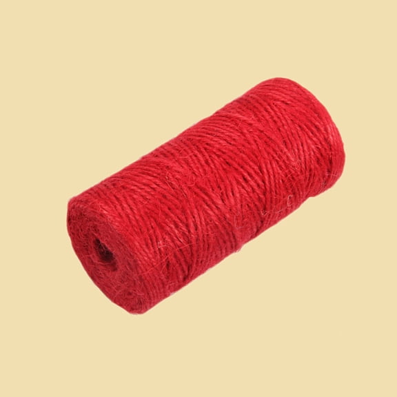 LOLIPPYY Red Garden String Set - Decorative Twine for Wrapping, Crafting, Binding, and Outdoor Gardening Use