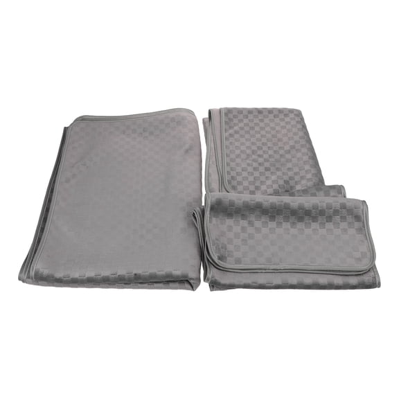 LOLIPPYY 1Set Grey Massage Table Cover Protector Soft Fleece Slipcover Machine Washable for Spa