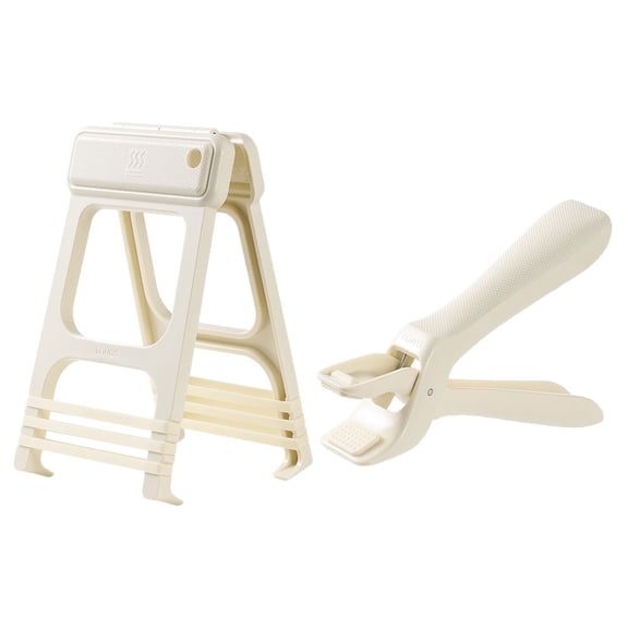 LOLIPPYY 1Set Heat Resistant Metal Plate Lifter for Hot Bowls and Pots Kitchen Use