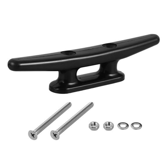 LOLIPPYY 1Set Heavy Duty Black Kayak Cleat for Rope with Reliable Design and Convenient Use