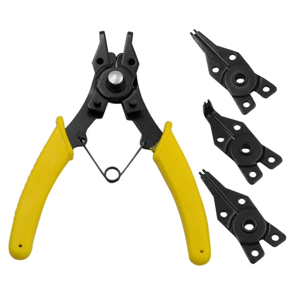 LOLIPPYY 1Set Heavy Duty Snap Ring Pliers Kit with Storage Bag for Automotive Circlip Installation